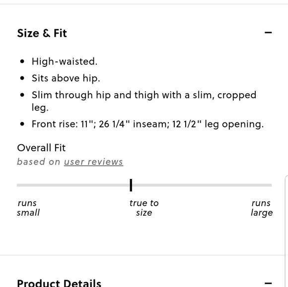 J. Crew High Rise Cameron, Black - Picture 9 of 10